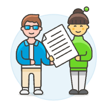 Give Document 1 Illustration from UX Colors Set