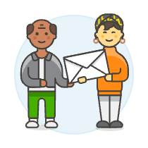 Give Envelope 2 Illustration from UX Colors Set