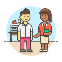 Coffee Break 1 2 Illustration from UX Colors Set
