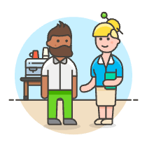 Coffee Break 1 3 Illustration from UX Colors Set