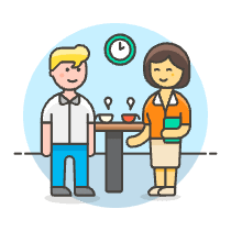 Coffee Break 2 2 Illustration from UX Colors Set