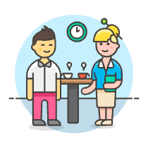 Coffee Break 2 4 Illustration from UX Colors Set