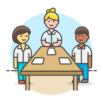 Meeting Table 3 Illustration from UX Colors Set