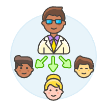 Team Hierarchy 1 5 Illustration from UX Colors Set
