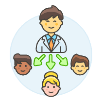 Team Hierarchy 1 6 Illustration from UX Colors Set