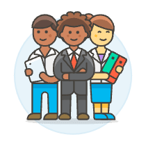 Team Leader 2 Illustration from UX Colors Set