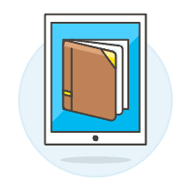 E Book Illustration from UX Colors Set