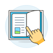 Reading E Book 1 Illustration from UX Colors Set