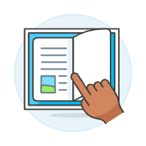 Reading E Book 2 Illustration from UX Colors Set