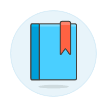 Notebook Bookmark Illustration from UX Colors Set