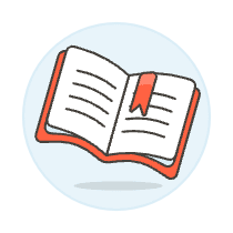 Written Bookmark Illustration from UX Colors Set