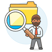 Finding Folder 2 Illustration from UX Colors Set