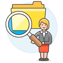 Finding Folder 4 Illustration from UX Colors Set