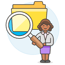 Finding Folder 4 Illustration from UX Colors Set