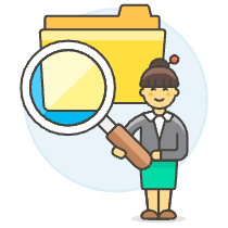 Finding Folder 4 Illustration from UX Colors Set