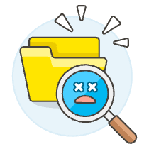 Folder Not Found Illustration from UX Colors Set