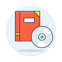 Note And Disk Illustration from UX Colors Set
