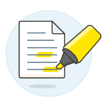 Highlighted Sheet Illustration from UX Colors Set