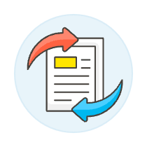 Update Document Illustration from UX Colors Set
