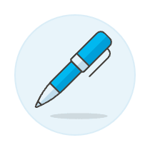 Ball Pen Illustration from UX Colors Set