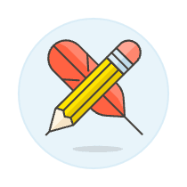 Pencil And Quill Illustration from UX Colors Set