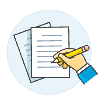 Hand Writing 2 Illustration from UX Colors Set