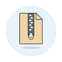 Zip File 1 Illustration from UX Colors Set