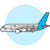 Airplane 3 Illustration from UX Colors Set