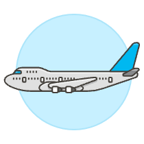 Airplane 5 Illustration from UX Colors Set