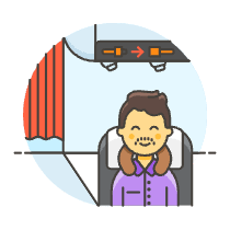 Passenger Seated 5 Illustration from UX Colors Set