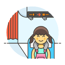 Passenger Seated 6 Illustration from UX Colors Set