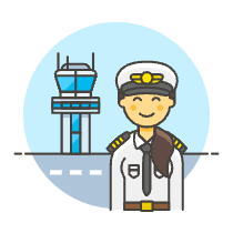 Pilot 3 Illustration from UX Colors Set