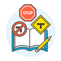 Traffic Lesson Illustration from UX Colors Set