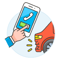 Insurance Call 1 Illustration from UX Colors Set