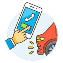 Insurance Call 2 Illustration from UX Colors Set