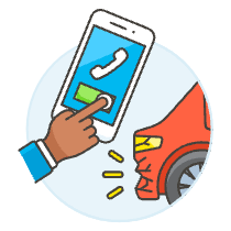 Insurance Call 3 Illustration from UX Colors Set