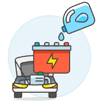 Car Battery Refill Illustration from UX Colors Set