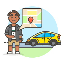 Pickup Point 2 Illustration from UX Colors Set