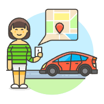 Pickup Point 6 Illustration from UX Colors Set