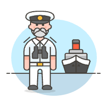 Ferry Captain 1 Illustration from UX Colors Set