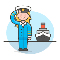Ferry Captain 2 Illustration from UX Colors Set