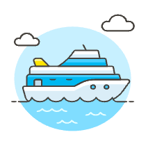 Ferry Illustration from UX Colors Set
