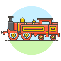 Steam Engine 2 Illustration from UX Colors Set