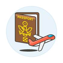 International Fligt 1 Illustration from UX Colors Set