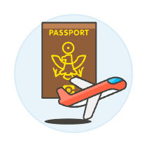 International Fligt 2 Illustration from UX Colors Set