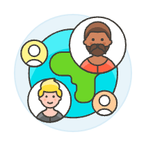 International Network 3 Illustration from UX Colors Set