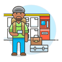 Bagpacker 3 Illustration from UX Colors Set