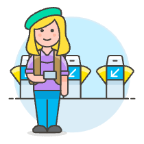 Bagpacker Trip 4 Illustration from UX Colors Set