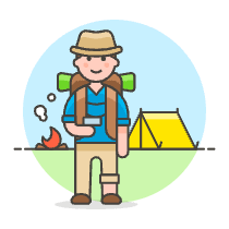Hiking Trip 4 Illustration from UX Colors Set