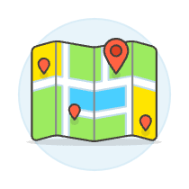 Pin On Map Illustration from UX Colors Set